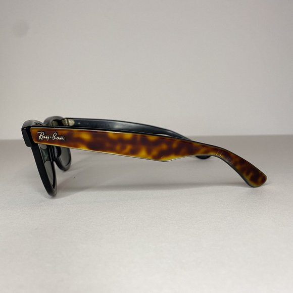 Rare Vintage B & L Ray-Ban Wayfarer Tortoiseshell Sunglasses - Picture 3 of 9